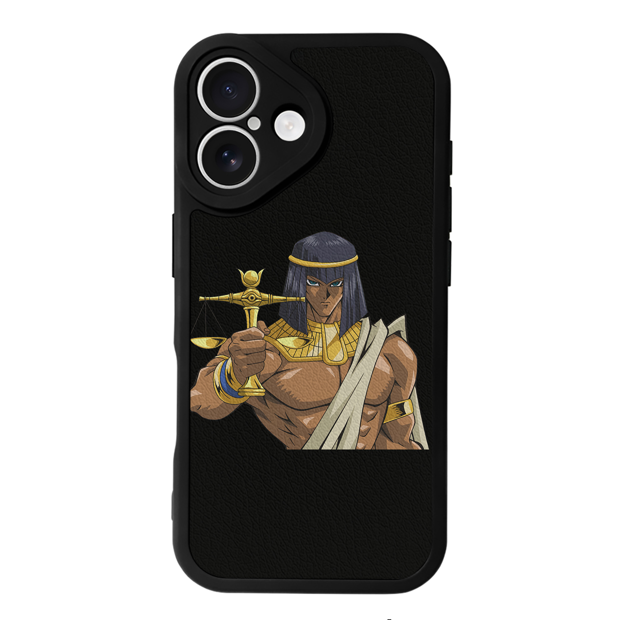 遊☆戯☆王 Yu-Gi-Oh! 【iPhone 16シリーズ対応】シリコンスマホケース（レザー調） 材質：シリコン